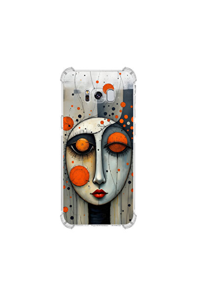 PrintiFy حافظة حماية للزوايا متوافقة مع هاتف سامسونج جالاكسي S8 بلس، تصميم مي...