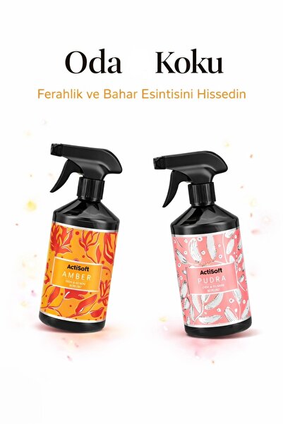 actisoft Pudra ve Amber 2 li Oda Kokusu
