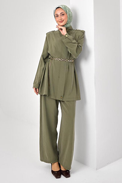 benguen Hijab Double Set N7202 Khaki