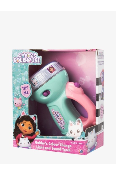 HTI GABBY'S PLAYHOUSE- Multicolored Flashlight with Sounds from the Gabbys Pl...