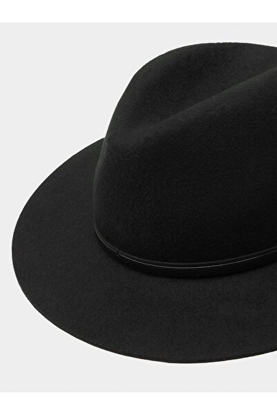 PARFOIS Kadın Kemer Detaylı Yün Şapka