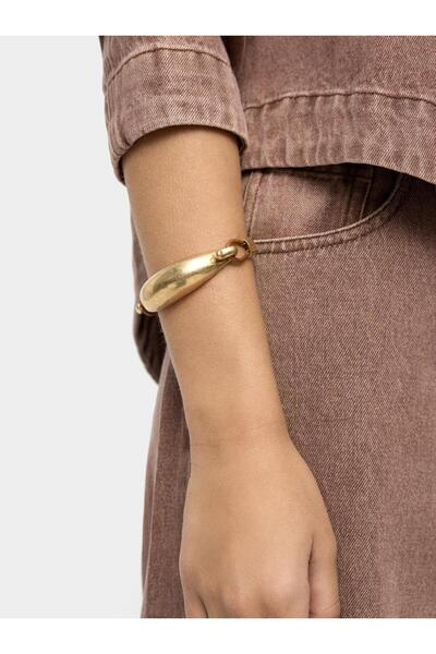 PARFOIS Metal Detaylı Deri Kordon Bileklik