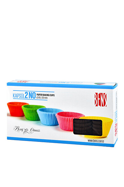 BENS 2 NO KAHVERENGİ KAPSÜL (35X20 1000 ADET)