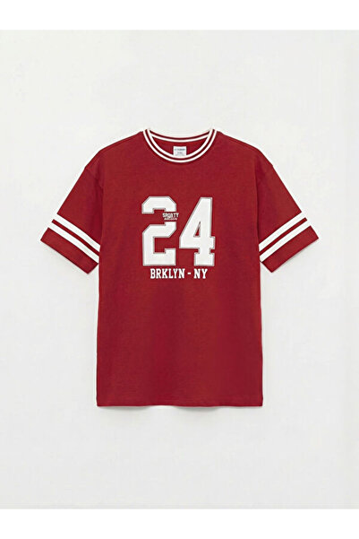 LC Waikiki RMZ GİYİM FARKIYA تي شيرت بناتي مطبوع بياقة روبا