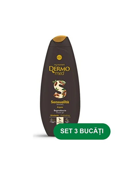 Dermomed SET 3 PIECES - DM Argan Oil Shower Gel, 750 ml (BH4345)