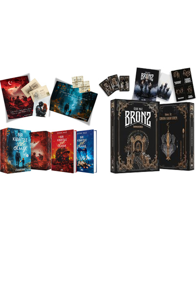 Guardian Kitap Bir Kibritle Yok Olmak İki Kitaplık Özel Kutu ve Bronz 3 İmpar...