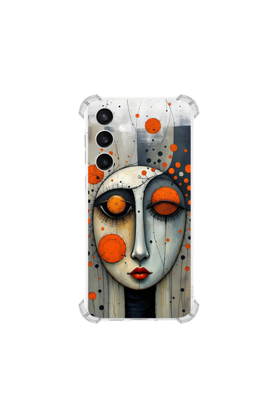 PrintiFy حافظة حماية للزوايا متوافقة مع هاتف سامسونج جالاكسي S24FE بتصميم ميت...