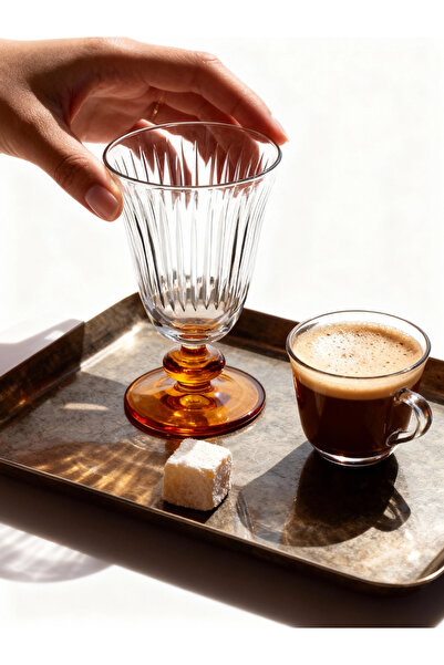 Margerie Crystal Goods Margerie Stella Hybrid Hand-Cut Goblet 200Cc |   Coffe...