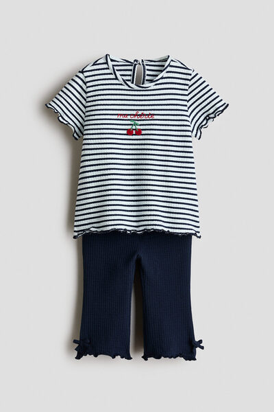 H&M 2 Parçalı Pamuklu Set