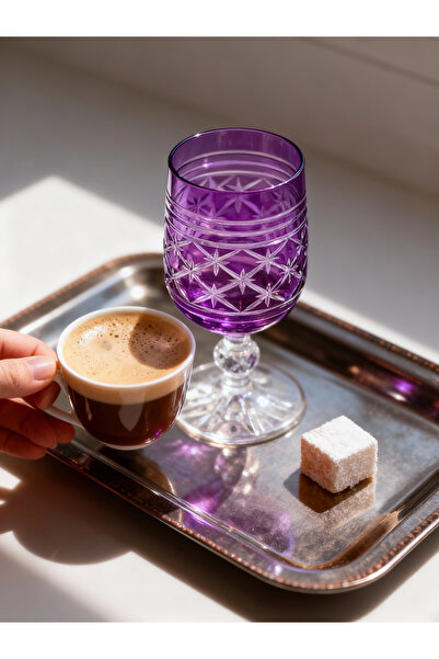 Margerie Crystal Goods كوب قهوة مارجيرى أوليا بوهيميا كريستال مقطوع يدويًا سع...