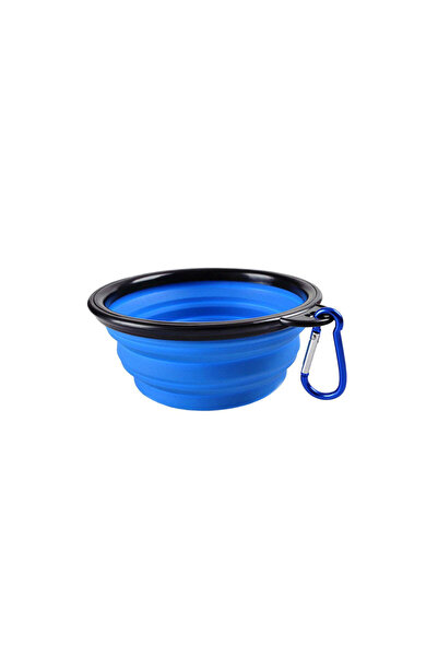 OKTANE Portable travel bowl for pet food 350ml foldable blue