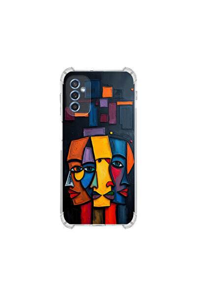 PrintiFy حافظة حماية للزوايا متوافقة مع هاتف سامسونج جالاكسي M52 بتصميم Metam...