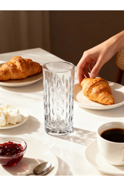 Margerie Crystal Goods كوب مارجيري رويال للشرب مقطوع يدويًا سعة 485 سم مكعب |...