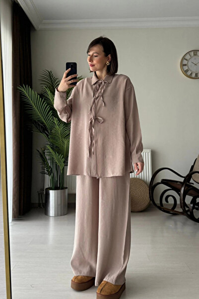 Kubos Moda Modal Mink Shirt Pants Set