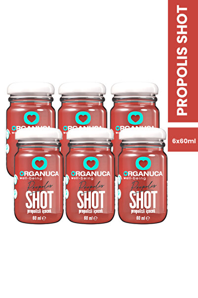 Organuca Organik Propolis Shot 60 ml 6lı Paket