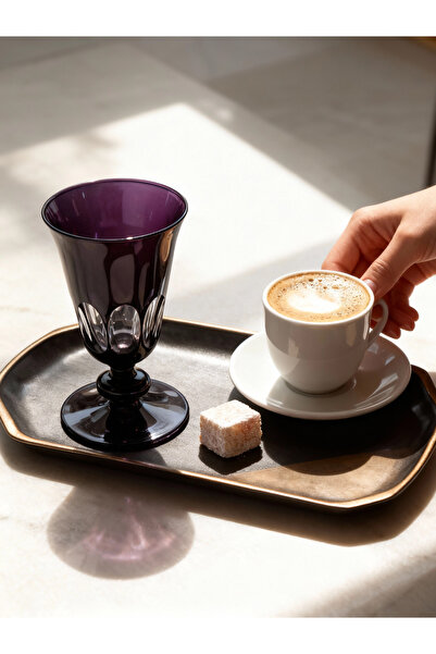 Margerie Crystal Goods Margerie Nora El Kesimi Kadeh 200cc | Kahve Yanı & Su ...