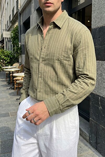 Livio Ferri Portela Men's 100% Cotton Premium Oversize Men's Shirt