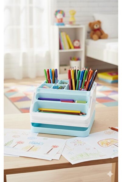 3Dikili design Multifunctional Desk Organizer - Children's Room Pen Holder, O...