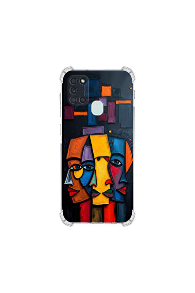 PrintiFy حافظة حماية للزوايا متوافقة مع هاتف سامسونج جالاكسي A21s بتصميم ميتا...