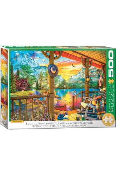 Eurographics Puzzle 500 piese XXL - Pescuit de dimineață devreme (Eurographics-6500-5884)