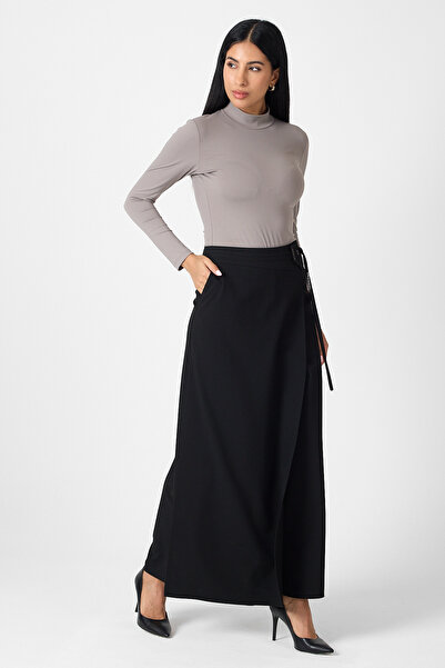 Guzella Front-To-Back A-Pilled Maxi Skirt-Trunks