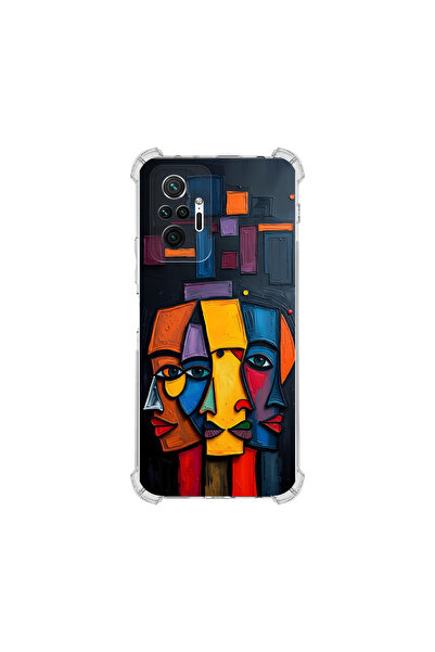 PrintiFy Corner Protection Case Compatible with Redmi Note 10 Pro Metamorphos...