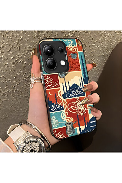 Hontinga Redmi Note 13 Compatible Silicone Edge Hard Back Anti-Fall Phone Cas...