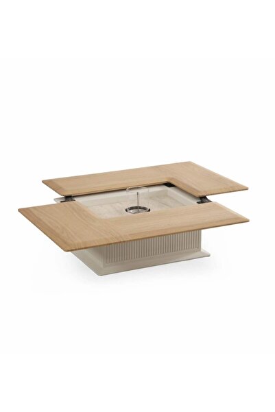 Nowella Home Obsidian Orta Sehpa | Modern Fonksiyonel Salon Sehpası | Gizli Ş...