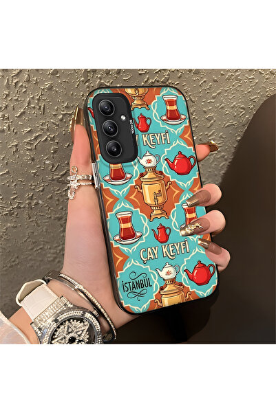 Hontinga حافظة هاتف سامسونج جالاكسي A34 5G متوافقة مع الحواف السيليكونية الصل...