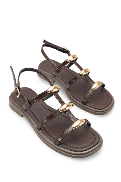 Riccon Sandale de damă 00121003 Maro Rustic