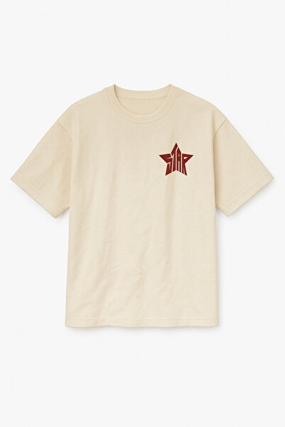 Altair Tr Oversize Unisex Star Printed T-Shirt