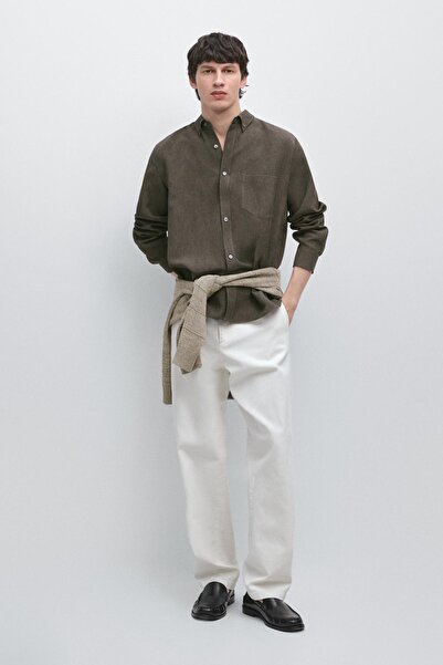 Massimo Dutti Cepli dökümlü gömlek