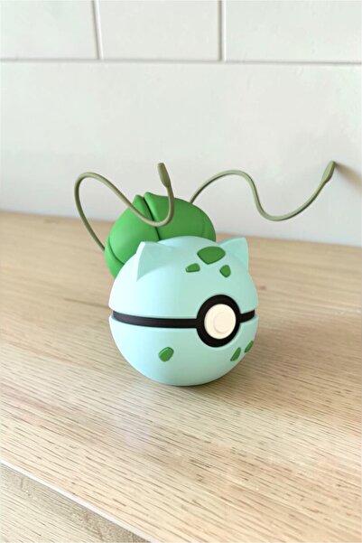 GiginGo Bulbasaur Poke Topu Figürü - Pokemon Bulbasaur Karakteri Pokeball
