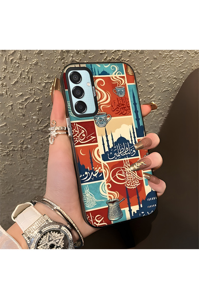 Hontinga حافظة هاتف سامسونج جالاكسي M15 متوافقة مع الحواف السيليكونية الصلبة ...