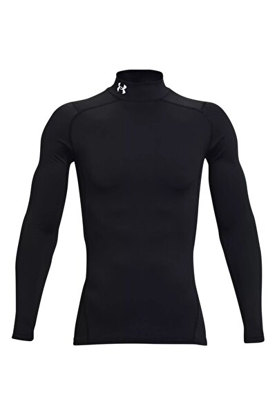 Under Armour Bluză compresivă ColdGear Armour cu guler ridicat și mânecă lung...