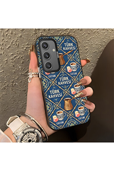 Hontinga حافظة هاتف سامسونج جالاكسي S24 متوافقة مع حافة السيليكون الصلبة ومضا...