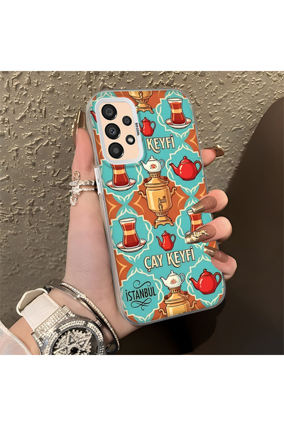 Hontinga حافظة هاتف سامسونج جالاكسي A33 5G متوافقة مع الحواف السيليكونية الصل...