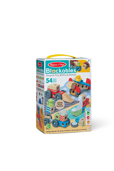 Melissa and Doug Melissa & Doug Wooden Vehicle Construction Set 54pc