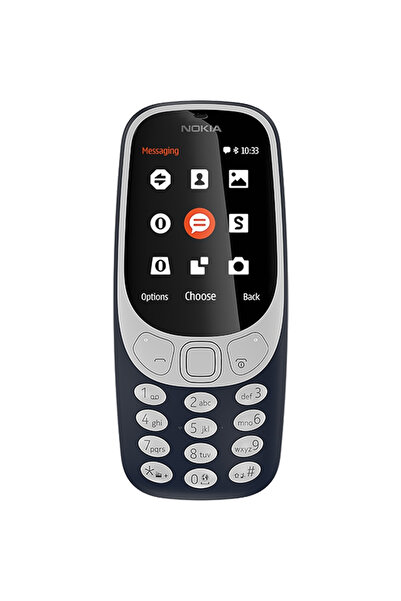 Nokia Mobile Phone 3310, 2.4 inch Screen, 1200 mAh Battery, MicroSD Card, Dar...