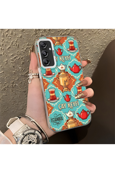 Hontinga حافظة هاتف سامسونج جالاكسي A24 متوافقة مع الحواف السيليكونية الصلبة ...