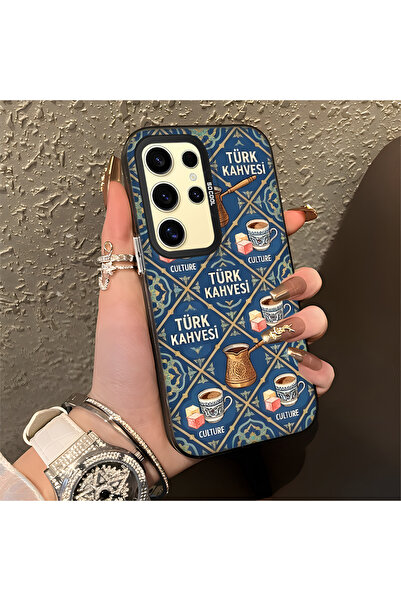 Hontinga حافظة هاتف سامسونج جالاكسي S24 الترا متوافقة مع حافة السيليكون الصلب...