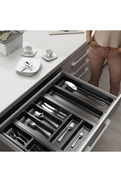 FeyzaDesign Çekmece İçin Kaşıklık Düzenleyici, 64x48 cm, Kesilebilir Yan ve B...