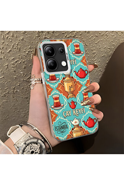 Hontinga Redmi Note 13 Compatible Silicone Edge Hard Back Anti-Fall Phone Cas...