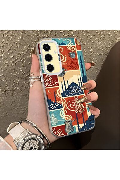 Hontinga حافظة هاتف سامسونج جالاكسي S24 Fe متوافقة مع الحواف السيليكونية الصل...