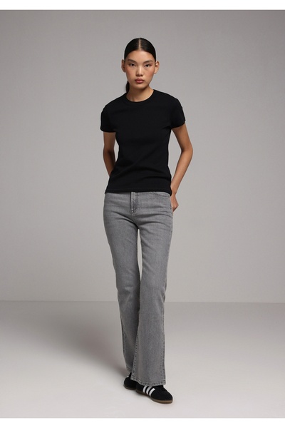 Colin's Regular Fit Women's Gray Denim Jean Trousers