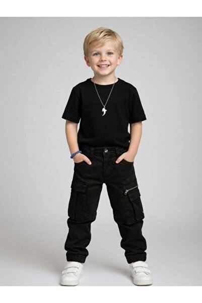 Zekids Παντελόνι για αγόρια με λεπτομέρεια τσέπης cargo