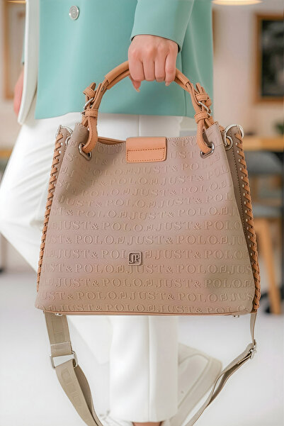 Just Polo Women's 3-Compartment Long Crossbody Shoulder Bag (31X26 cm)