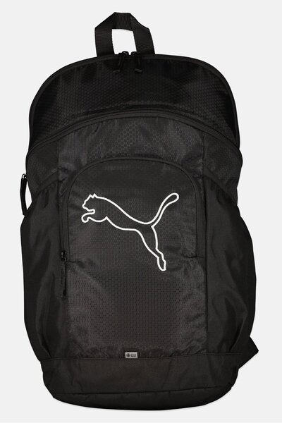 Puma Men Embroidered Logo Backpack, Black