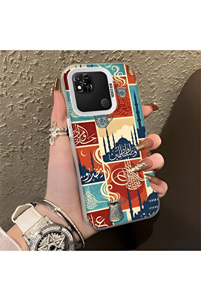 Hontinga Redmi 9C Compatible Silicone Edge Hard Back Anti-Fall Phone Case Tra...