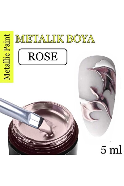 ECLAT TIRNAK METALİK KALICI OJE ÇİZİM BOYA ROSE